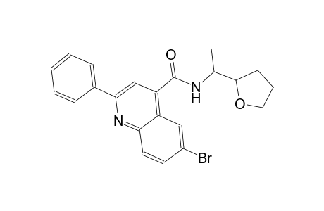 6-bromo-2-phenyl-N-(1-tetrahydro-2-furanylethyl)-4-quinolinecarboxamide