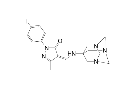 (4Z)-2-(4-iodophenyl)-5-methyl-4-[(1,3,5-triazatricyclo[3.3.1.1~3,7~]dec-7-ylamino)methylene]-2,4-dihydro-3H-pyrazol-3-one