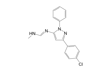 N'-(1-Phenyl-3-(4-chlorophenyl)-1H-pyrazol-5-yl)-N-methylmethanimidamide