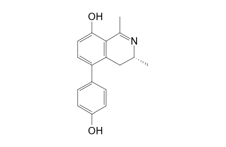 (R)-5-(4-Hydroxyphenyl)-1,3-dimethyl-3,4-dihydroisoquinolin-8-ol