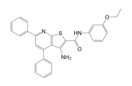 3-amino-N-(3-ethoxyphenyl)-4,6-diphenylthieno[2,3-b]pyridine-2-carboxamide