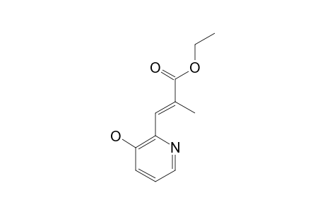 ETHYL-(E)-2-METHYL-3-(3-HYDROXYPYRIDIN-2-YL)-PROPENOATE