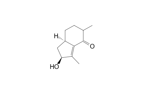 4,7-Dimethyl-8-hydroxybicyclo[4.3.0]non-6-en-5-one