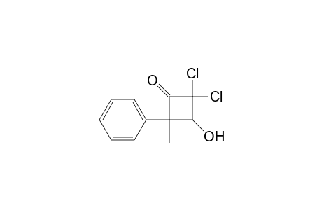 2,2-Dichloro-3-hydroxy-4-methyl-4-phenylcyclobutanone