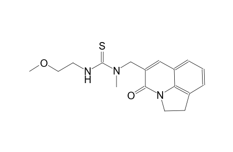 thiourea, N-[(1,2-dihydro-4-oxo-4H-pyrrolo[3,2,1-ij]quinolin-5-yl)methyl]-N'-(2-methoxyethyl)-N-methyl-