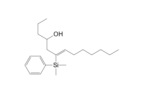 6-Tridecen-4-ol, 6-(dimethylphenylsilyl)-, (Z)-