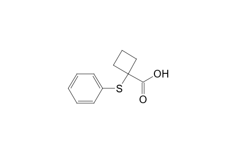 1-(Phenylthio)-1-cyclobutanecarboxylic acid