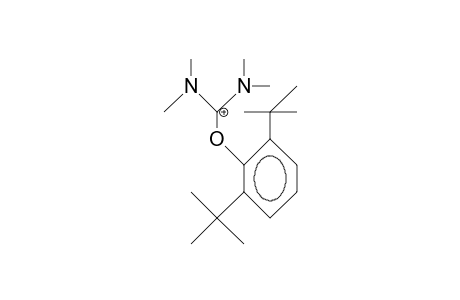 2-(2,6-Di-tert-butyl-phenyl)-1,1,3,3-tetramethyl-isouronium cation