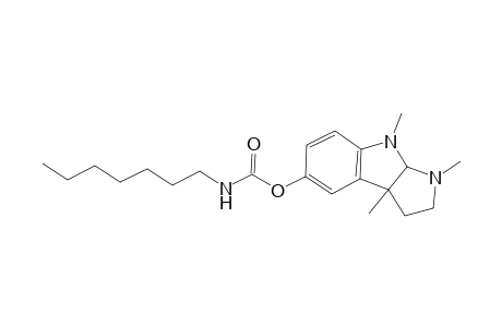 1,3a,8-Trimethyl-1,2,3,3a,8,8a-hexahydropyrrolo[2,3-b]indol-5-yl heptylcarbamate