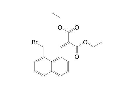 Diethyl [(8-bromomethyl-1-naphthyl)ethylene]malonate