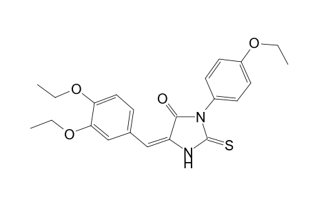 4H-Imidazol-4-one, 5-[(3,4-diethoxyphenyl)methylidene]-3-(4-ethoxyphenyl)tetrahydro-2-thioxo-