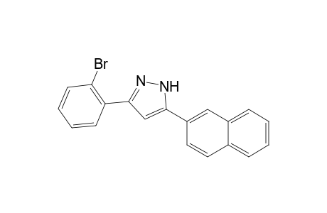 3-(2-Bromophenyl)-5-(naphthalen-2-yl)-1H-pyrazole