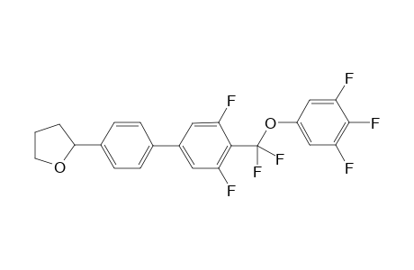 2-[4-[4-[difluoro-(3,4,5-trifluorophenoxy)methyl]-3,5-difluoro-phenyl]phenyl]tetrahydrofuran (Autotgenerated)