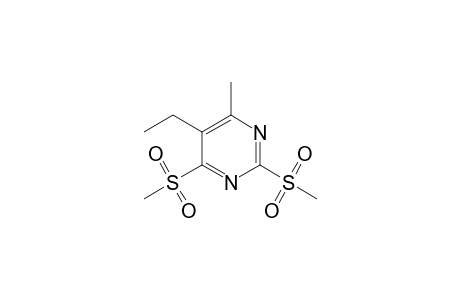 5-Ethyl-6-methyl-2,4-bis(methylsulfonyl)pyrimidine