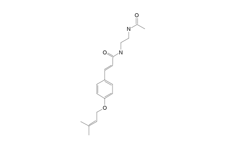 (E)-N-(2-ACETAMIDOETHYL)-3-[4-(3-METHYLBUT-2-ENYLOXY)-PHENYL]-PROP-2-ENAMIDE