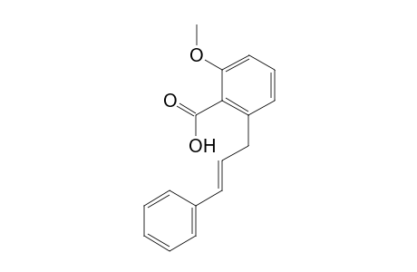 2-[(E)-Cinnamyl]-6-methoxy-benzoic acid