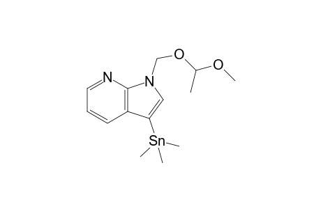 1-Methoxyethoxymethyl-3-trimethylstannyl-7-azaindole
