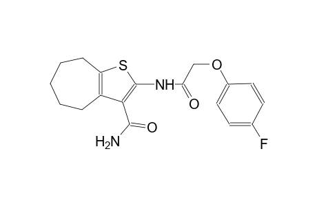 2-{[(4-fluorophenoxy)acetyl]amino}-5,6,7,8-tetrahydro-4H-cyclohepta[b]thiophene-3-carboxamide