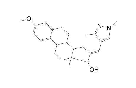 16-[(1,3-dimethyl-1H-pyrazol-4-yl)methylene]-3-methoxyestra-1(10),2,4-trien-17-ol