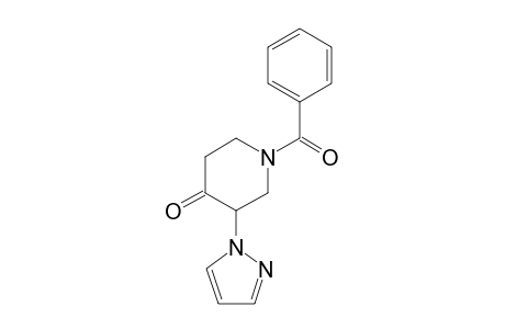 1-Benzoyl-3-(1H-pyrazol-1-yl)piperidin-4-one