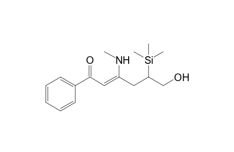 (Z)-3-(methylamino)-6-oxidanyl-1-phenyl-5-trimethylsilyl-hex-2-en-1-one