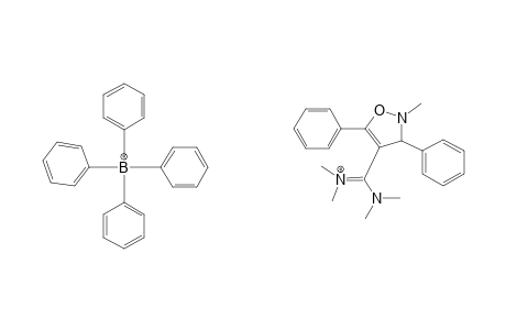 N,N,N',N',2-PENTAMETHYL-3,5-DIPHENYL-2,3-DIHYDROISOXAZOLE-4-CARBOXAMIDINIUM-TETRAPHENYLBORATE