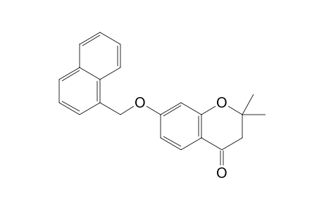 7-[(1'-Naphthylmethyl)oxy]-2,2-dimethyl-4-chromanone