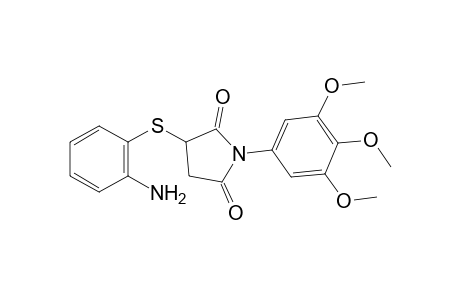 2-[(o-aminophenyl)thio]-N-(3,4,5-trimethoxyphenyl)succinimide