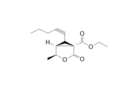 1-ETHOXYCARBONYL-4-METHYL-6-(1-PENTYNYL)-3-OXABICYCLO[3.1.0]HEXAN-2-ONE (ISOMER MIXTURE)