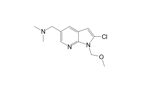1-(2-Chloro-1-(methoxymethyl)-1H-pyrrolo[2,3-b]pyridin-5-yl)-N,N-dimethylmethanamine