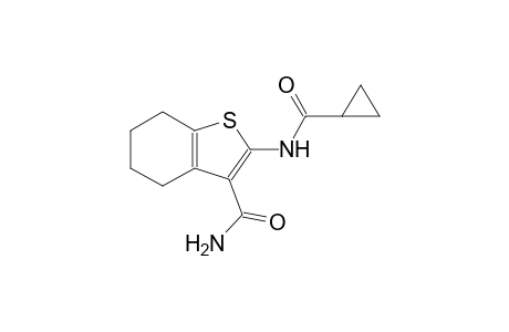 2-[(cyclopropylcarbonyl)amino]-4,5,6,7-tetrahydro-1-benzothiophene-3-carboxamide