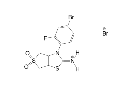 3-(4-bromo-2-fluorophenyl)tetrahydrothieno[3,4-d][1,3]thiazol-2(3H)-iminium 5,5-dioxide bromide