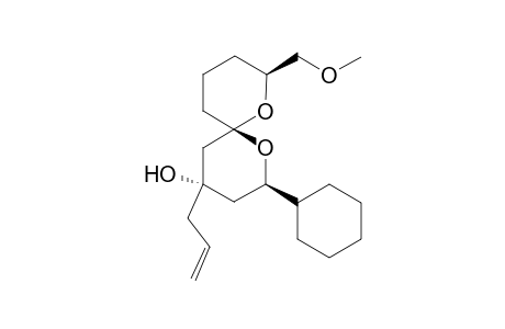(2R,4S,6S,8S)-4-Allyl-2-cyclohexyl-8-((methoxy)methyl)-1,7-dioxaspiro[5.5]undecan-4-ol