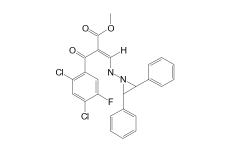 (Z)-METHYL-2-(2,4-DICHLORO-5-FLUOROBENZOYL)-3-[(2,3-TRANS-DIPHENYLAZIRIDIN-1-YL)-AMINO]-ACRYLATE