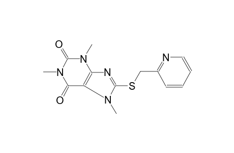 1H-purine-2,6-dione, 3,7-dihydro-1,3,7-trimethyl-8-[(2-pyridinylmethyl)thio]-