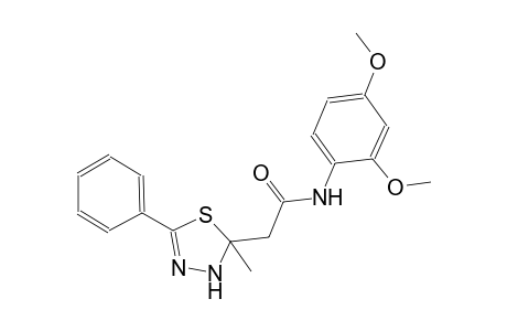 N-(2,4-Dimethoxy-phenyl)-2-(2-methyl-5-phenyl-2,3-dihydro-[1,3,4]thiadiazol-2-yl)-acetamide