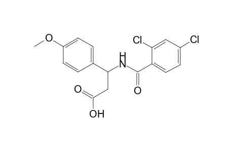 3-[(2,4-dichlorobenzoyl)amino]-3-(4-methoxyphenyl)propanoic acid