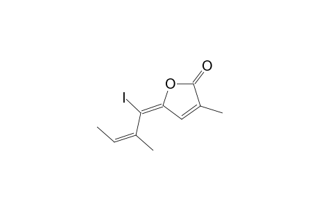 5-[(5Z,7Z)-1-Iodo-2-methylbutylidene]-3-methyl-2(5H)-furanone