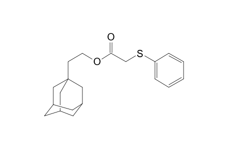 (Phenylthio)acetic acid, 2-(1-adamantyl)ethyl ester