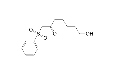 1-(Phenylsulfonyl)-7-hydroxyheptan-2-one