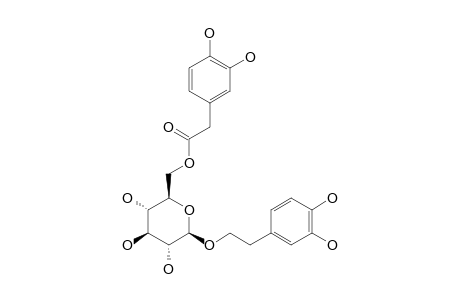 TERNSTROSIDE_D;2-(3,4-DIHYDROXYPHENYL)-ETHYL_6-O-(3,4-DIHYDROXYPHENYLETHANOYL)-BETA-D-GLUCOPYRANOSIDE
