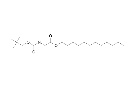 Glycine, N-neopentyloxycarbonyl-, dodecyl ester