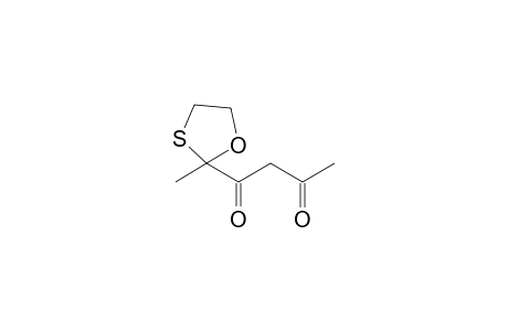 1-(2'-Methyl-[1,3]oxathiolan-2'-yl)butane-1,3-dione