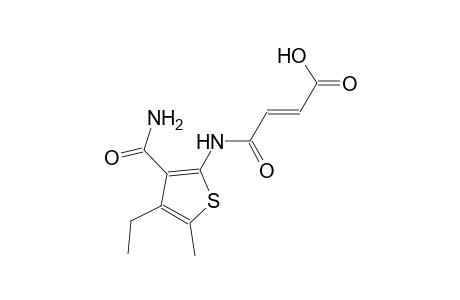 (2E)-4-{[3-(aminocarbonyl)-4-ethyl-5-methyl-2-thienyl]amino}-4-oxo-2-butenoic acid