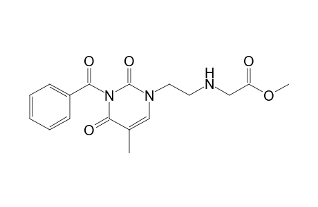N-[2-(N(3)-Benzoylthymin-1-yl)ethyl]glycine methyl ester