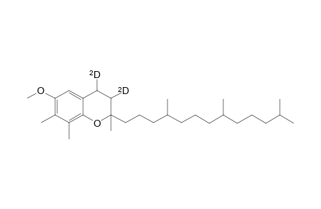 6-O-Methyl-(3,4-dideuterium)-.gamma.-tocopherol