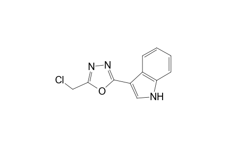 2-Chloromethyl-5-(3-indolyl)-1,3,4-oxadiazole