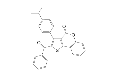 2-Benzoyl-3-(4-isopropylphenyl)-4H-thieno[3,2-c]chromen-4-one