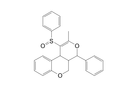 4a,10b-Dihydro-2-methyl-4-phenyl-1-(phenylsulfinyl)-4H,5H-pyrano[3,4-c]-[1]benzopyran