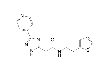 1H-1,2,4-triazole-5-acetamide, 3-(4-pyridinyl)-N-[2-(2-thienyl)ethyl]-
